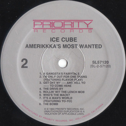 Ice Cube : AmeriKKKa's Most Wanted (LP, Album)