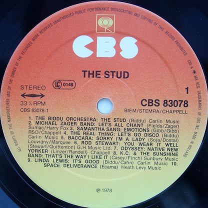 Various : The Stud (Original Soundtrack) (LP, Comp, Gat)