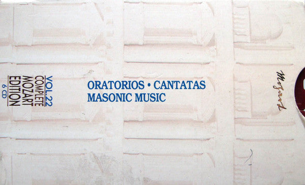 Wolfgang Amadeus Mozart : Oratorios, Cantatas, Masonic Music (6xCD, RP + Box, Comp, Sli)