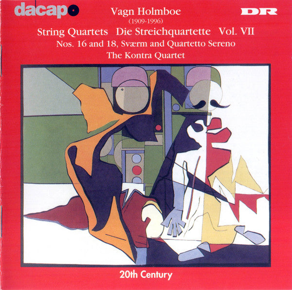 Vagn Holmboe - The Kontra Quartet : String Quartets, Vol. VII: Nos. 16 And 18, Sværm And Quartetto Sereno (CD, Album)