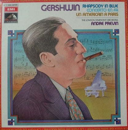 George Gershwin - London Symphony Orchestra, André Previn : Rhapsody In Blue - Concerto En Fa - Un Américain A Paris (LP, Album, RE)