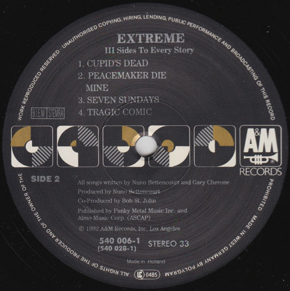 Extreme (2) : III Sides To Every Story (2xLP, Album)