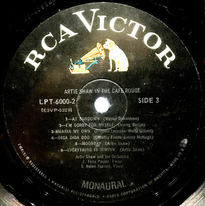 Artie Shaw : In The Blue Room / In The Café Rouge (2xLP, Mono)