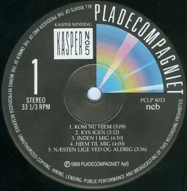 Kasper Winding : Kasper No 5 (LP, Album)