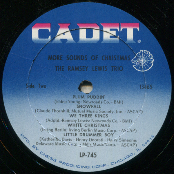 The Ramsey Lewis Trio : More Sounds Of Christmas (LP, Album, Mono, RE)