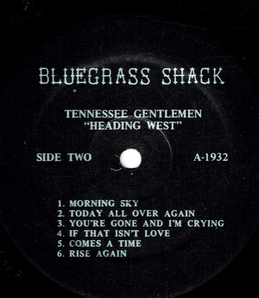 Tennessee Gentlemen : Heading West (12", Album)