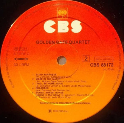 The Golden Gate Quartet : Golden Gate Quartet (2xLP, Comp, Sun)