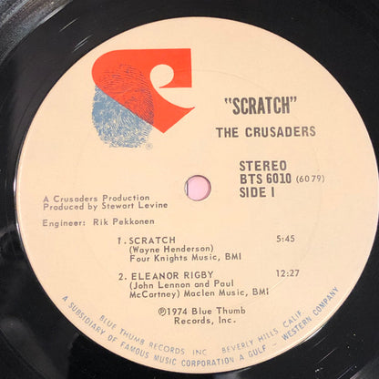 The Crusaders : Scratch (LP, Album, Ter)