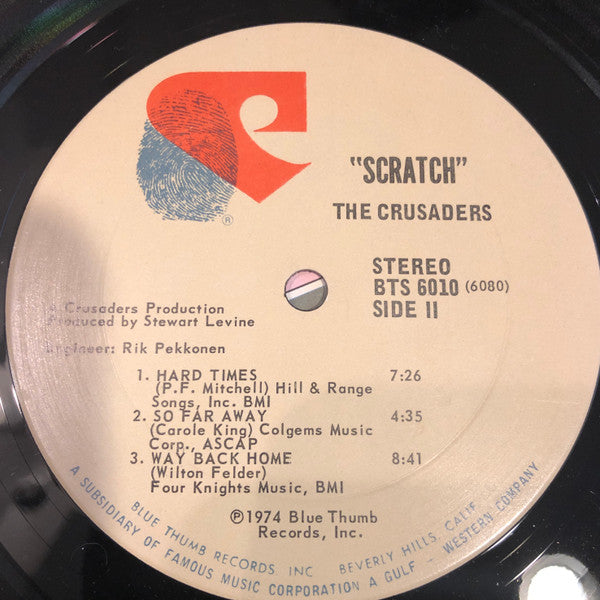 The Crusaders : Scratch (LP, Album, Ter)