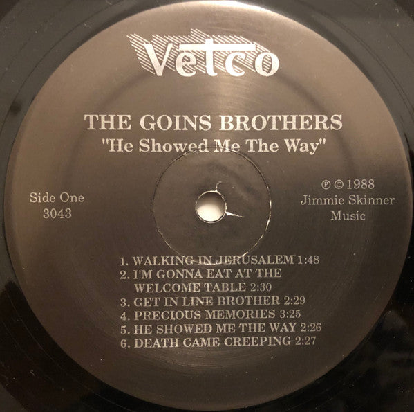 The Goins Brothers : He Showed Me The Way (LP)