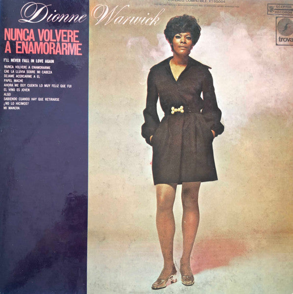 Dionne Warwick : Nunca Volvere A Enamorarme = I'll Never Fall In Love Again (LP, Album)