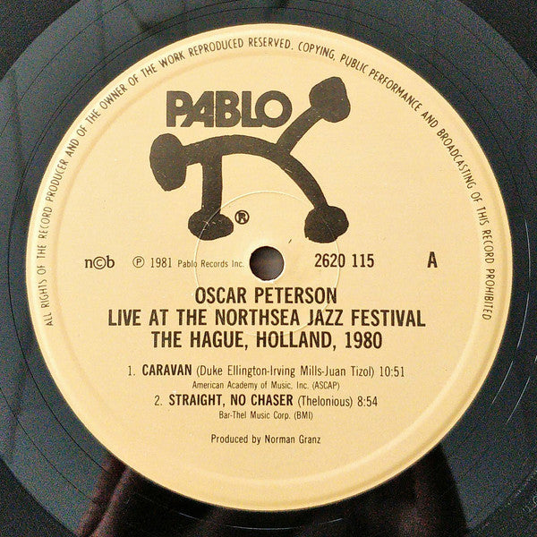 Oscar Peterson : Live At The Northsea Jazz Festival, The Hague, Holland, 1980 (2xLP, Album)