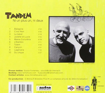 André Minvielle, Lionel Suarez : Tandem (Ni Un Plus Un, Ni Deux) (CD, Album)