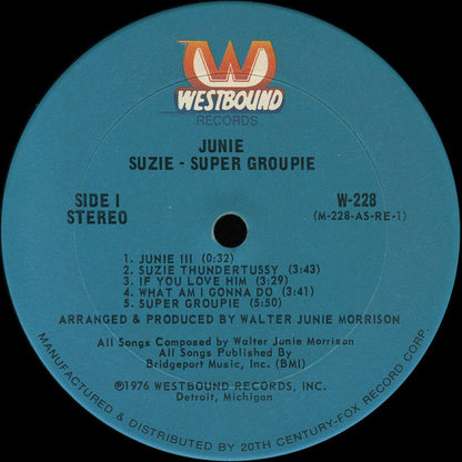 Junie Morrison : Suzie Super Groupie (LP, Album, Ter)