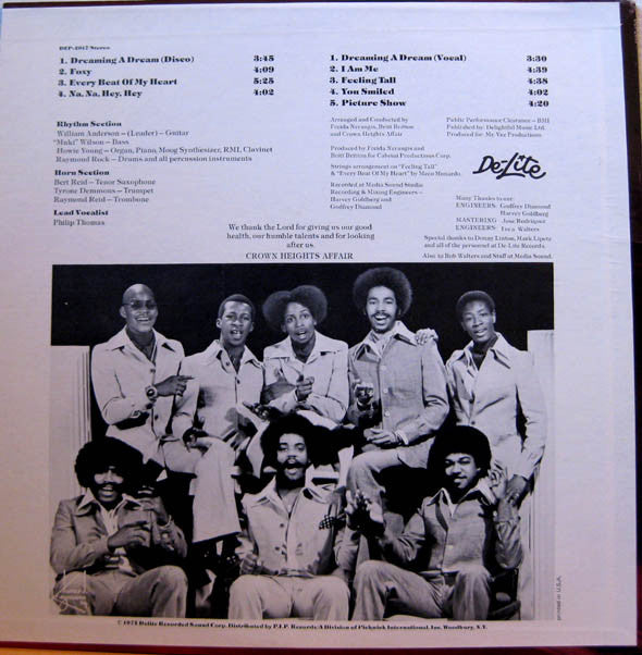 Crown Heights Affair : Dreaming A Dream (LP, Album)