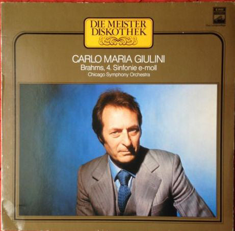 Johannes Brahms, Chicago Symphony Orchestra, Carlo Maria Giulini : 4. Sinfonie E-moll (LP, Club, RE)