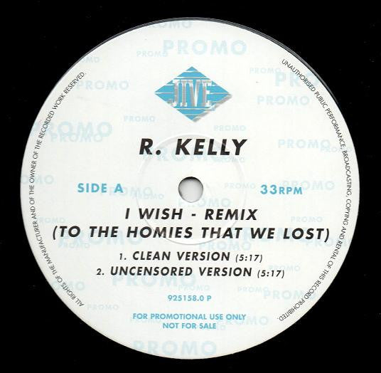 R. Kelly : I Wish (12", Promo)