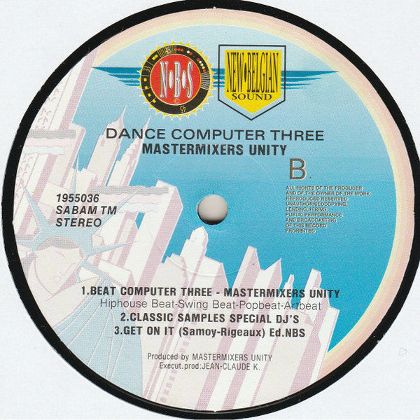 Mastermixers Unity : Dance Computer 3 - The Original (12")