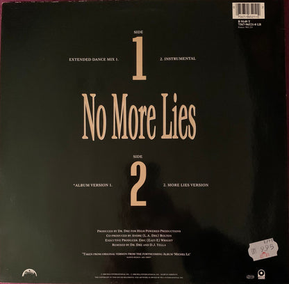 Michel'Le : No More Lies (12")