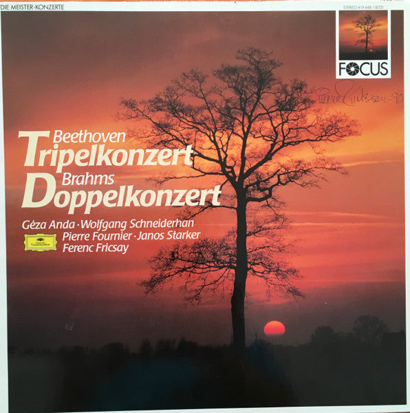 Ludwig van Beethoven, Johannes Brahms, Ferenc Fricsay, Radio-Symphonie-Orchester Berlin : Beethoven Trippelkonzert, Brahms Doppelkonzert (LP, Comp)