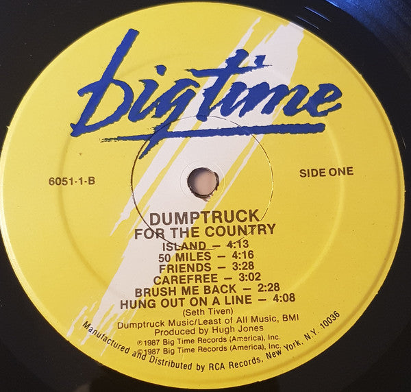 Dumptruck : For The Country (LP, Album)