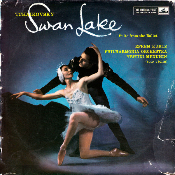 Pyotr Ilyich Tchaikovsky / Efrem Kurtz / Philharmonia Orchestra / Yehudi Menuhin : Swan Lake: Suite From The Ballet (LP, Mono)