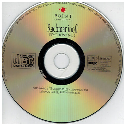 Sergei Rachmaninoff, National Symphony Orchestra Olsztyn, Igor Golovschin : Symphony No.2 (CD, Album)