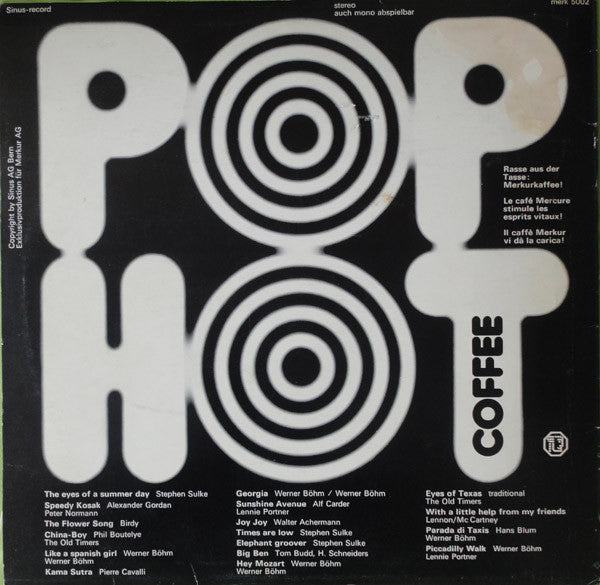 Unknown Artist : Pop Hot Coffee (LP, Comp)