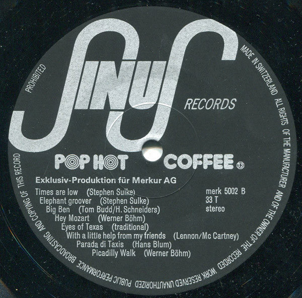 Unknown Artist : Pop Hot Coffee (LP, Comp)