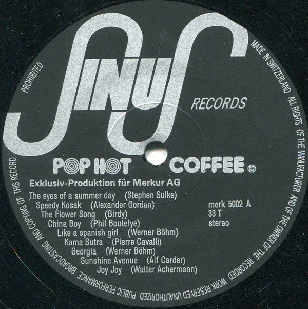 Unknown Artist : Pop Hot Coffee (LP, Comp)