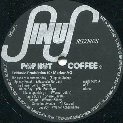 Unknown Artist : Pop Hot Coffee (LP, Comp)