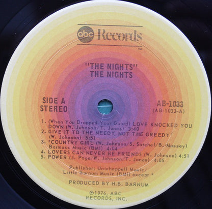 The Nights : The Nights (LP, Album)