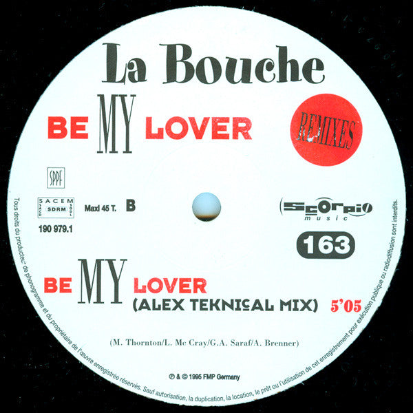 La Bouche : Be My Lover (Remixes) (12")