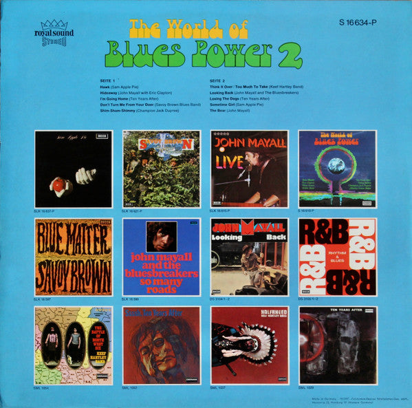 Various : The World Of Blues Power 2 (LP, Comp)