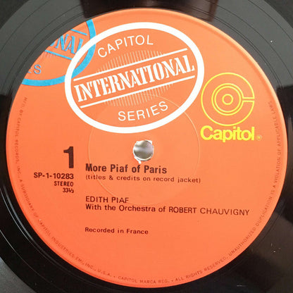Edith Piaf : More Piaf Of Paris (LP, Album)