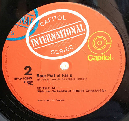 Edith Piaf : More Piaf Of Paris (LP, Album)