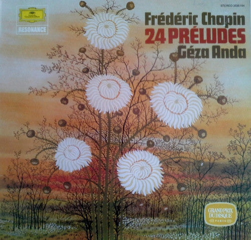 Frédéric Chopin – Géza Anda : 24 Préludes (LP, RE)
