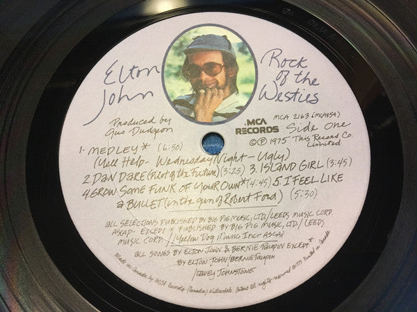 Elton John : Rock Of The Westies (LP, Album)