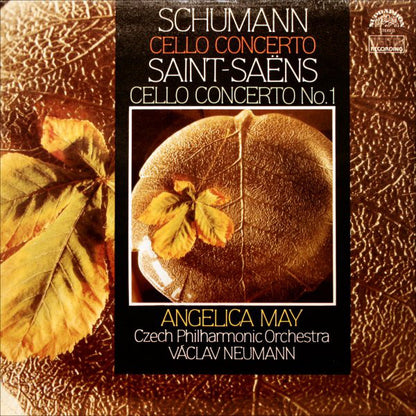 Robert Schumann / Camille Saint-Saëns – Angelica May - The Czech Philharmonic Orchestra, Václav Neumann : Cello Concerto / Cello Concerto No.1 (LP)