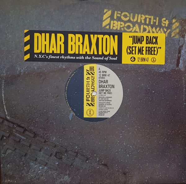 Dhar Braxton : Jump Back (Set Me Free) (12", Single, Com)