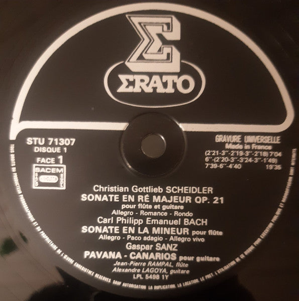 Jean-Pierre Rampal - Alexandre Lagoya : Rampal - Lagoya En Concert (2xLP)