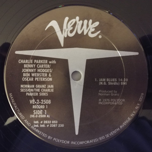 Charlie Parker With Benny Carter / Johnny Hodges / Ben Webster & Oscar Peterson : Norman Granz Jam Session / The Charlie Parker Sides (2xLP, Comp, Mono, RE, Pit)