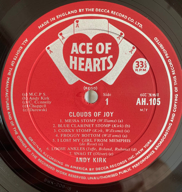 Andy Kirk : Clouds Of Joy (LP, Comp, Mono)