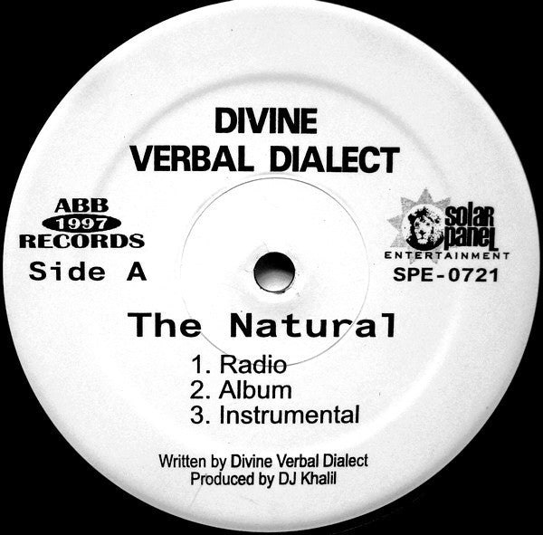 Divine Verbal Dialect : The Natural / Criminal Breed (12")