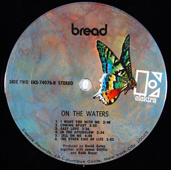 Bread : On The Waters (LP, Album, Pit)