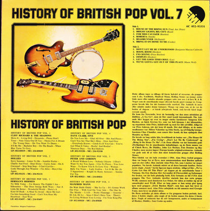 The Animals : History Of British Pop Vol. 7 - The Animals (LP, Album, Comp)