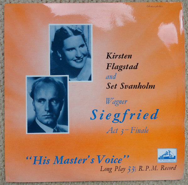 Richard Wagner, Kirsten Flagstad, Set Svanholm, Georges Sebastian, Philharmonia Orchestra : Siegfried Act 3 - Finale (10", Album, Mono)