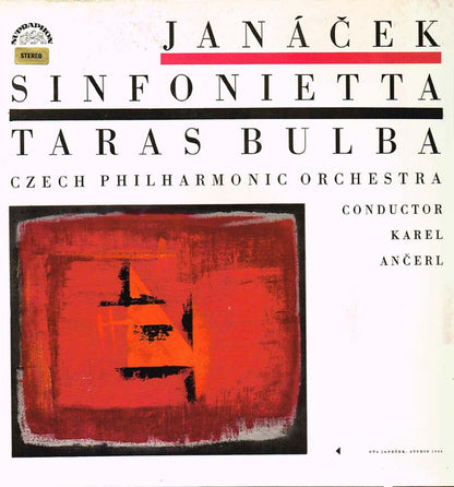 Leoš Janáček, The Czech Philharmonic Orchestra, Karel Ančerl : Sinfonietta / Taras Bulba (LP, Album, Gat)