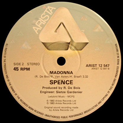 Spence : Get It On (12", Single)