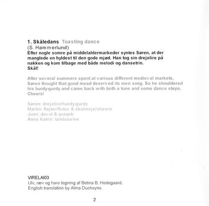 Virelai : Havmandens Kys (CD, Album)